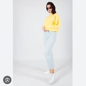 Agolde Light Blue Meadow Jamie Highrise Skinny Jeans